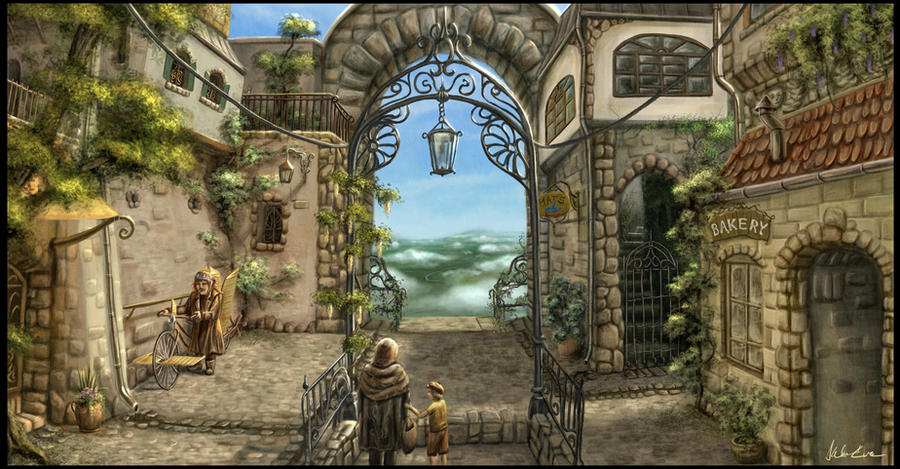 Flying town